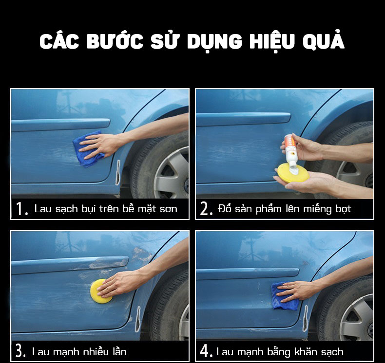 Dung Dịch Tẩy Xóa Vết Trầy Xước Và Đánh Bóng Sơn Xe Ô Tô 100ML - Hàng Nhập Khẩu