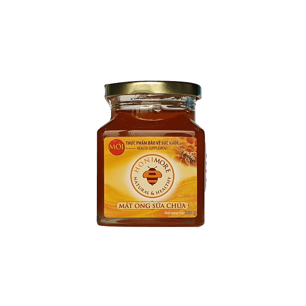 Mật ong rừng sữa chúa Honimore hũ 360g - giúp đẹp da