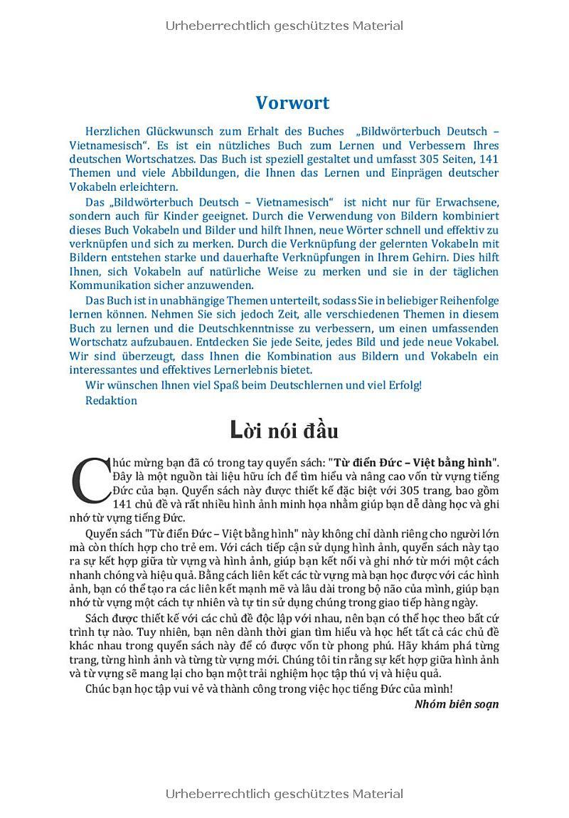 Sách - Das Bildwörterbuch Deutsch-Vietnamesisch - Từ Điển Đức-Việt Bằng Hình