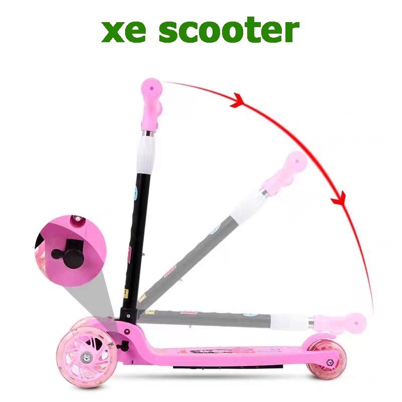 Xe scooter, Xe Trượt SCOOTER Cho Bé, Hàng Nhập Khẩu, Bánh ABS Chống Mòn - Bảo Hành Lỗi 1 Đổi 1 - SALE LỚN