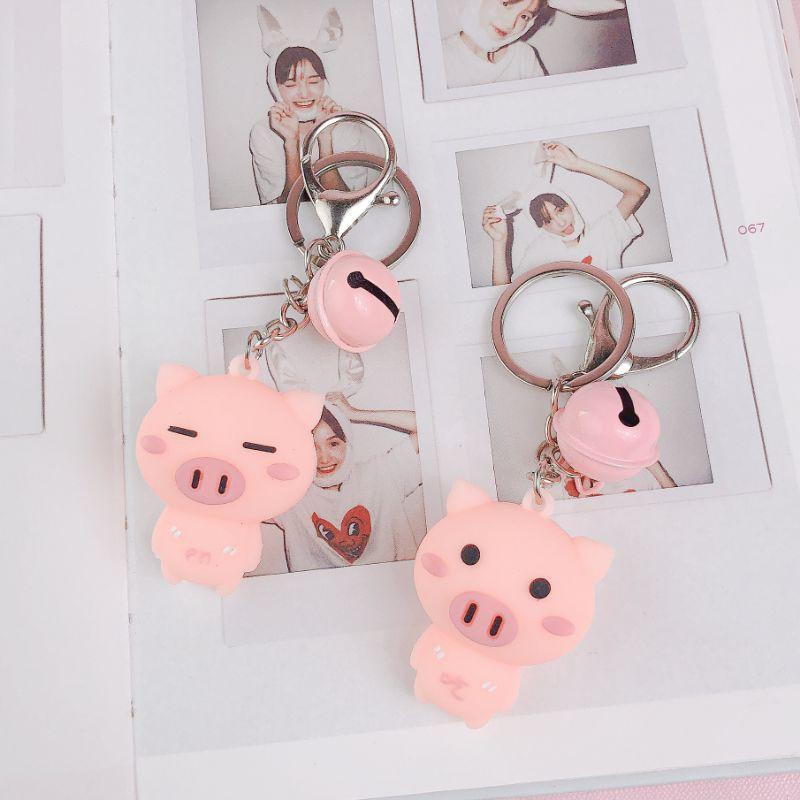 Móc khóa heo lengkeng dễ thương
