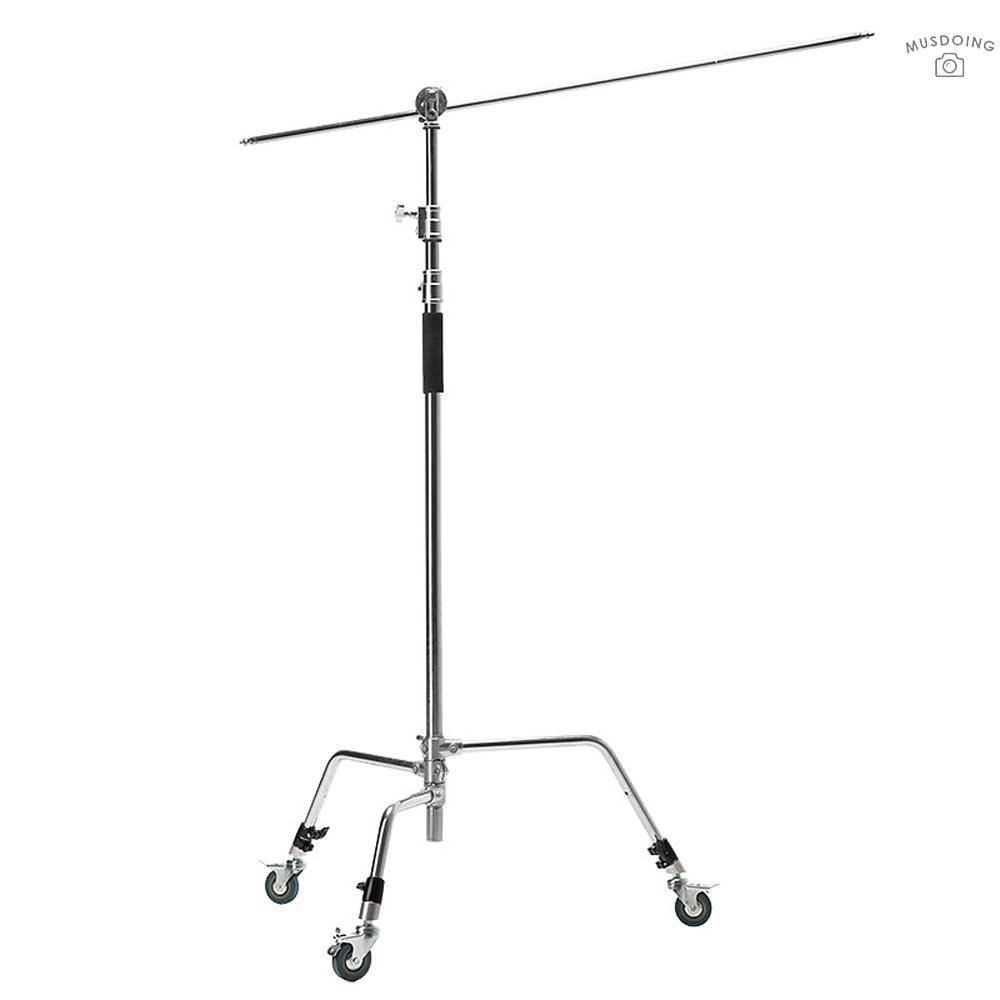 Giá Đỡ Đèn Chụp Ảnh 3 Bánh Xe Đa Năng Chuyên Nghiệp