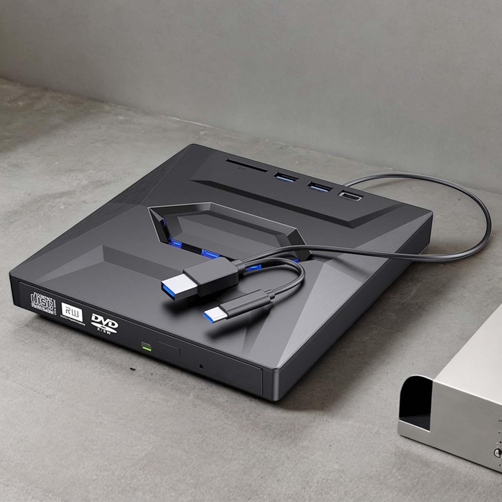 Computer Drive Burner 5 in 1 External DVD Player Portable External DVD Drive