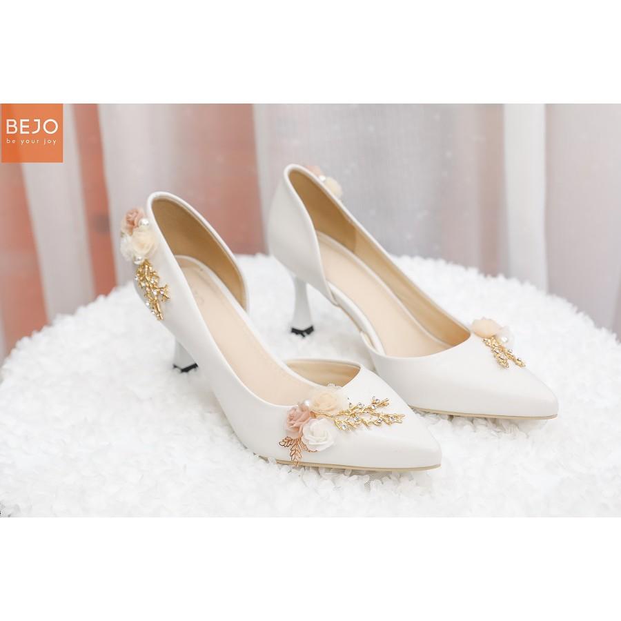 GIAY CƯỚI - GIÀY CÔ DÂU BEJO H51.05 THUYEN HOA - WEDDING SHOES