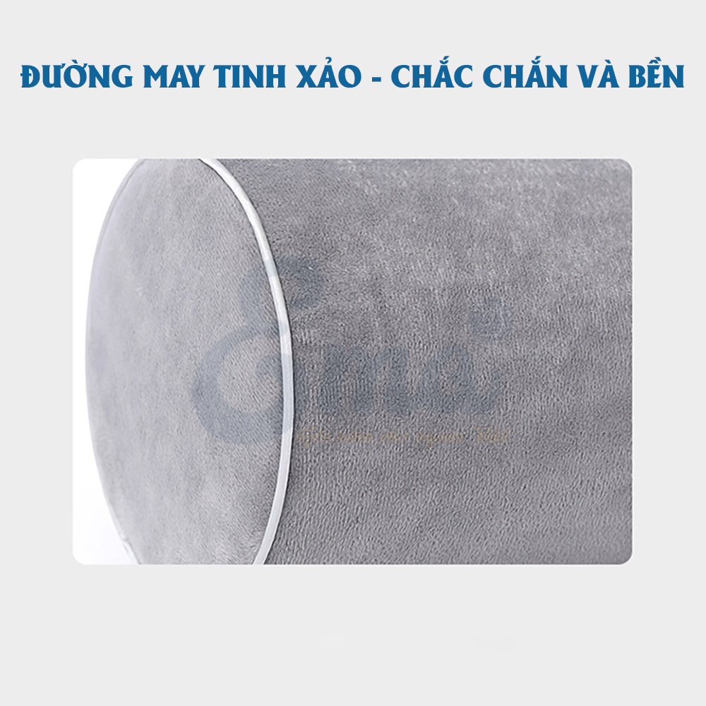 Gối kê đa năng cao su non EMA cho người thoái hóa đốt sống cổ, đau cổ vai gáy, thoát vị đĩa đệm - Hàng nhập khẩu