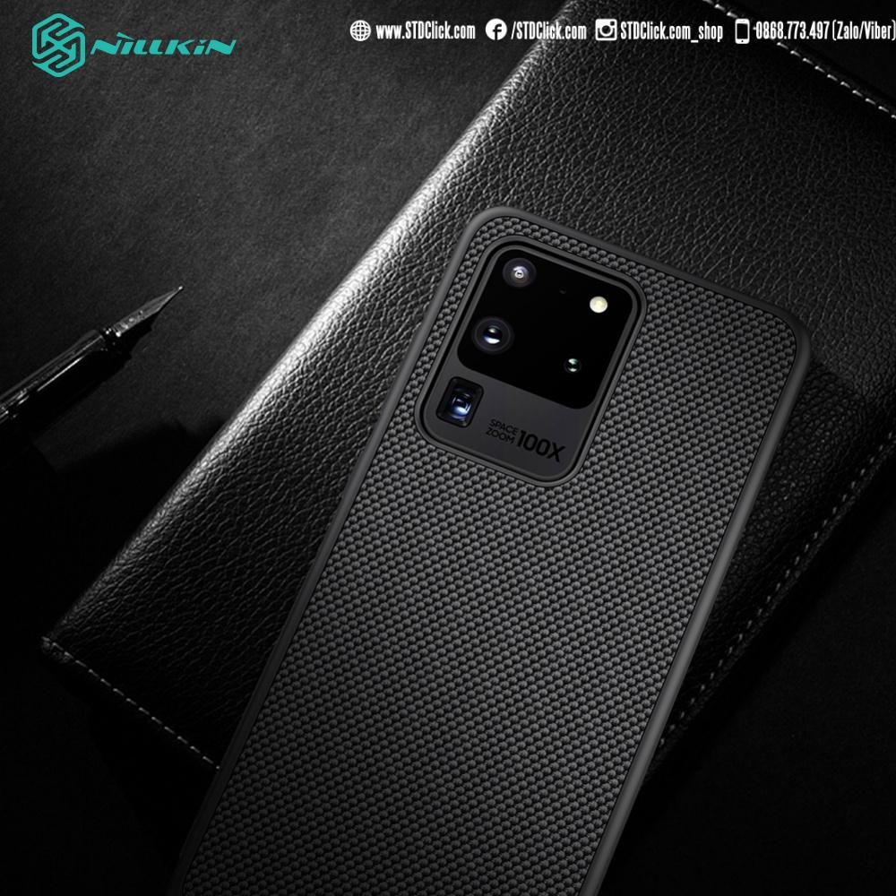ỐP LƯNG DÀNH CHO ĐIỆN THOẠI SAMSUNG GALAXY S20 ULTRA VÀ S20 ULTRA 5G NILLKIN TEXTURED NYLON FIBER