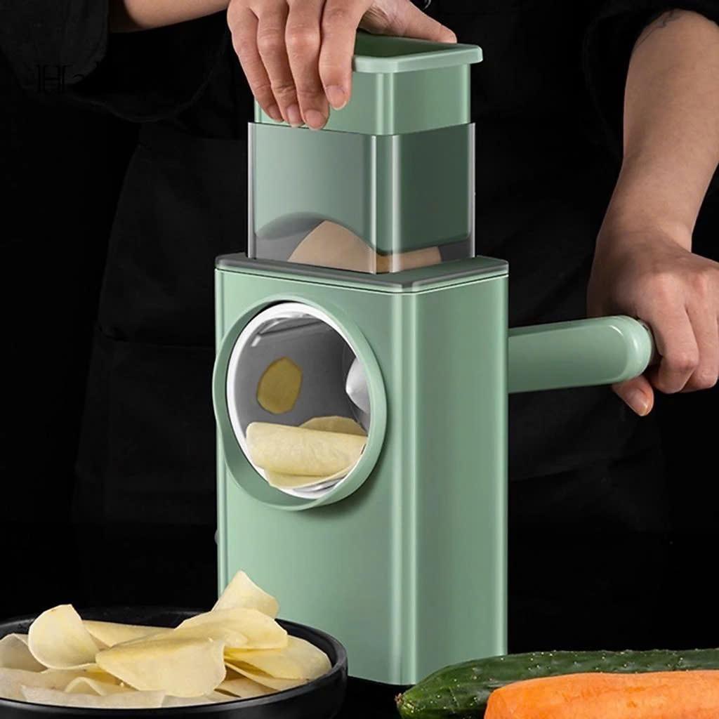 Máy Thái Rau Củ Quả Đa Năng 4 in 1 VEGETABLE CUTTER Dụng Cụ Cắt Máy Bào Củ Qủa Đa Năng Cỡ Lớn