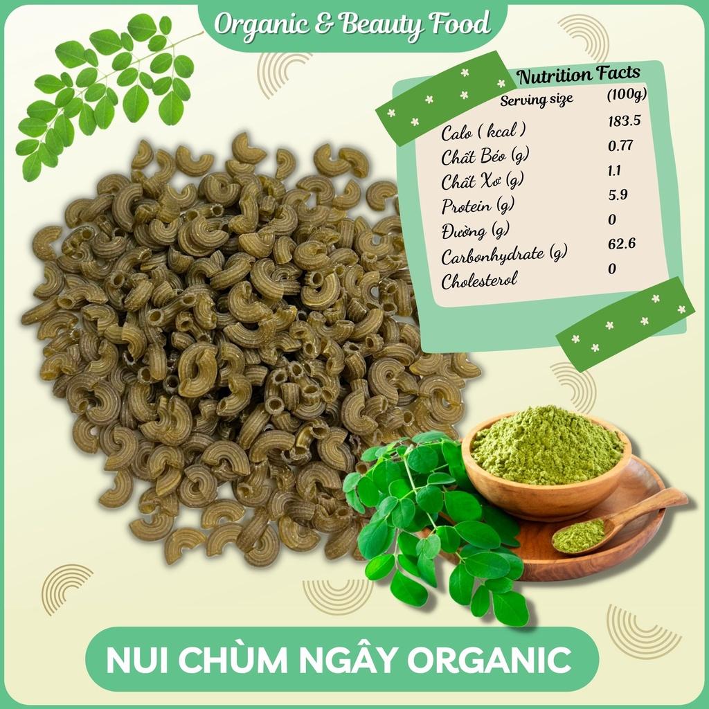 Nui Chùm Ngây Organic&Beauty - Nui Rau Củ FUMA Eatclean/ Giảm Cân / Healthy - Nui Hữu Cơ - Túi 300g/ 500g