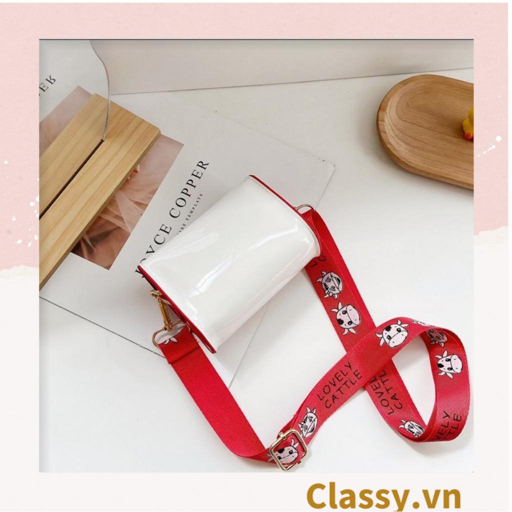 Túi mini Classy hình vuông nhiều màu họa tiết hoạt hình siêu dễ thương T584