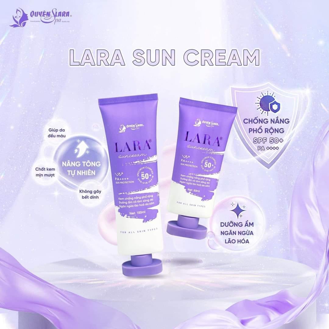 Kem Chống Nắng Lara Sun Cream Quyên Lara, Chăm Sóc Da, Bảo Vệ Da