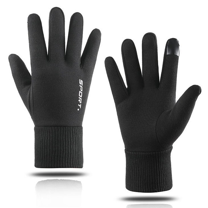 Găng tay nam mùa đông cảm ứng điện thoại lót lông cực ấm, lòng bàn tay chống trượt cao cấp - Phong cách nam tính GTN68