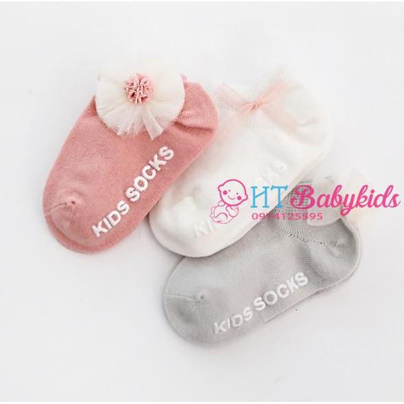 Combo 3 Đôi Tất Kids Socks Đáng Yêu Cho Bé