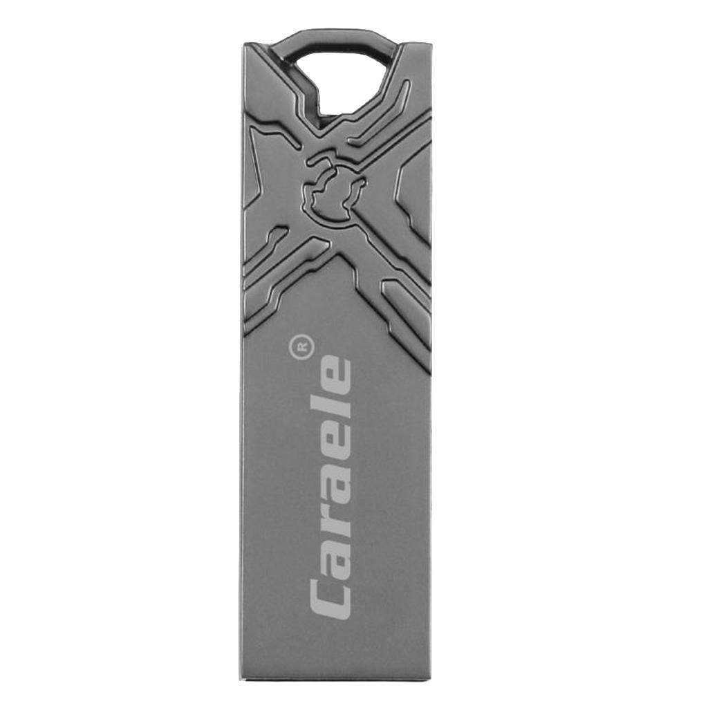 High Speed USB 2.0 Flash Drive Stylish Design for PC Computer Grey