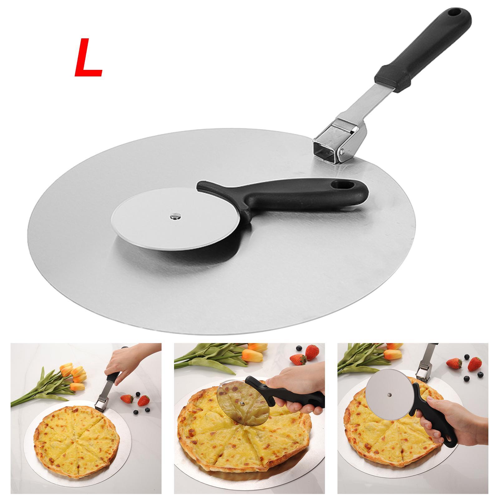 Foldable Pizza Shovel Pizza Spatula with Handle for Home Baking Pizza Cake