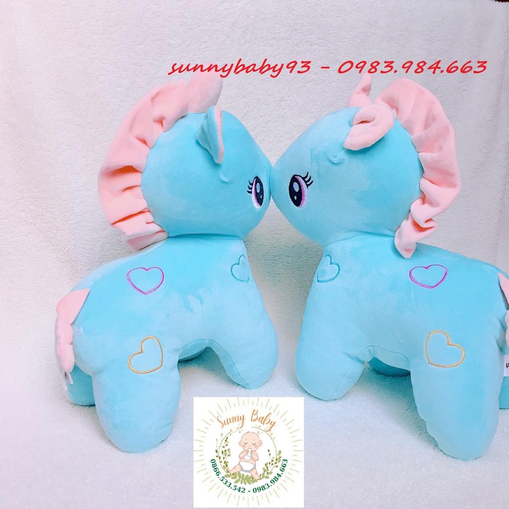 Gấu Bông Unicorn - Kì Lân Pony Một Sừng size 30cm, Thú Nhồi Bông Đáng Yêu, Gối Ôm Cho Bé Ngựa Pony