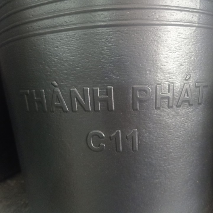 Chậu nhựa đen C11 270x220mm 50 chậu