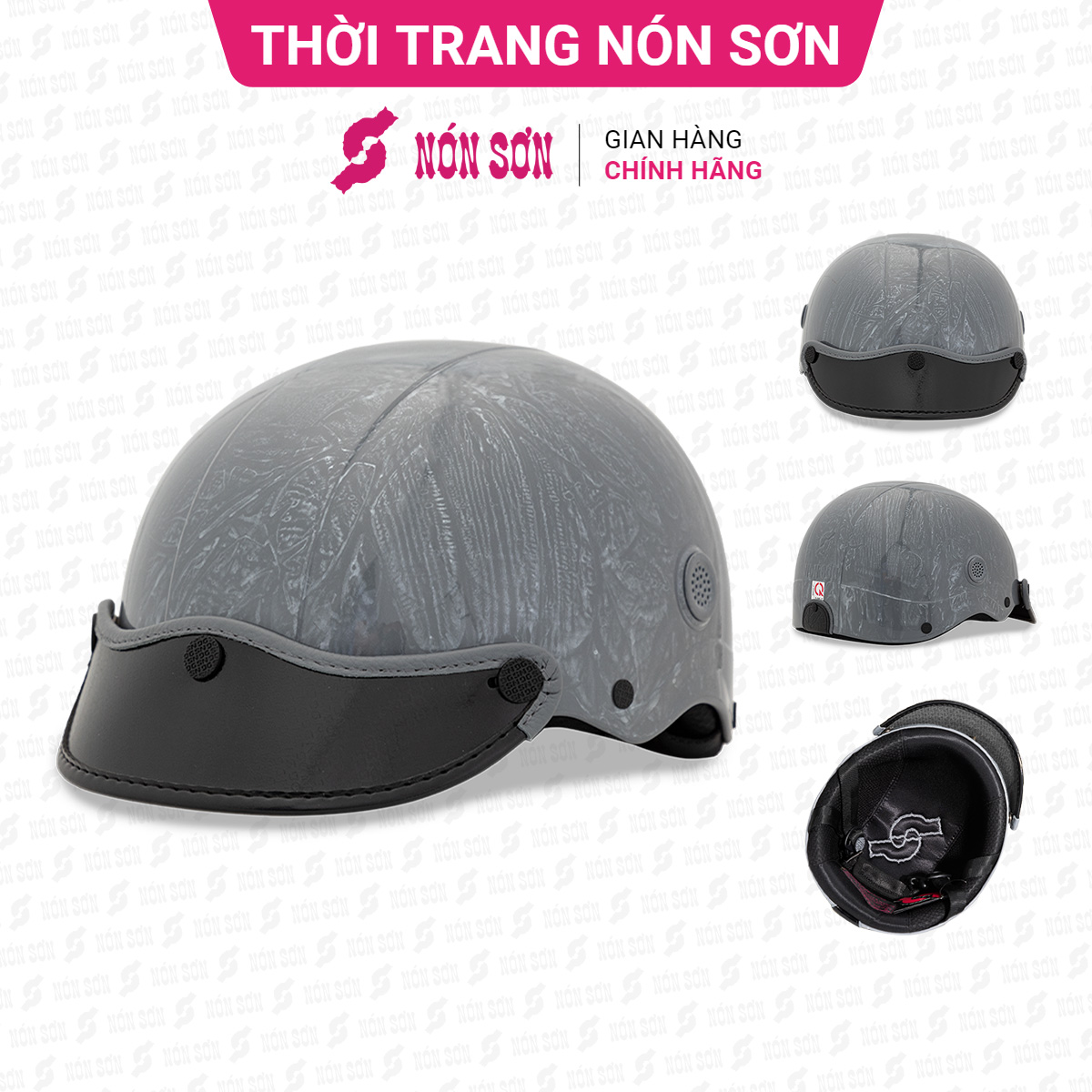 Mũ bảo hiểm lỗ thông gió NÓN SƠN chính hãng SV-XM177