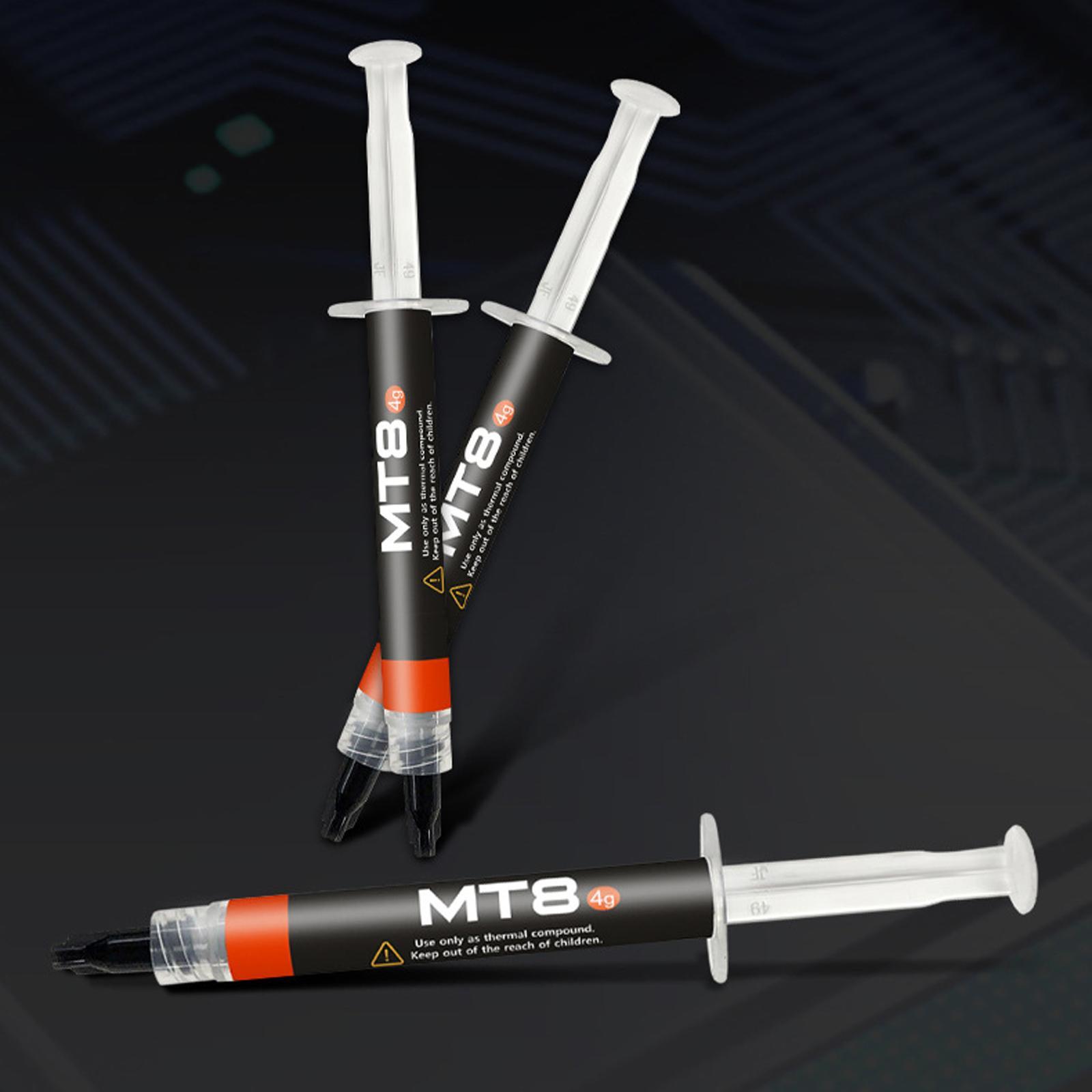 Thermal Compound Paste, 4G CPU GPU Cooler Heatsink Easy to Apply 12.8W/M·K for CPU