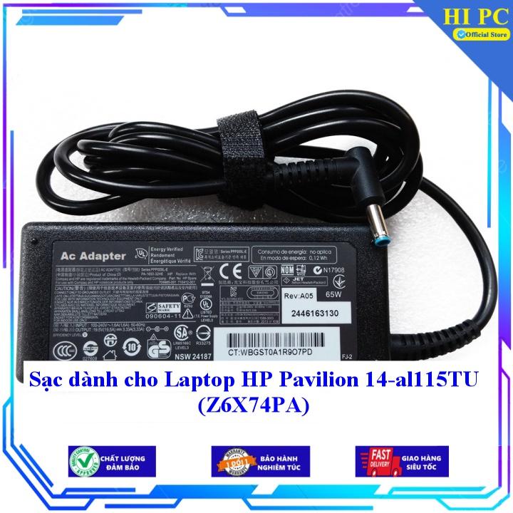 Sạc dành cho Laptop HP Pavilion 14-al115TU - Kèm Dây nguồn - Hàng Nhập Khẩu