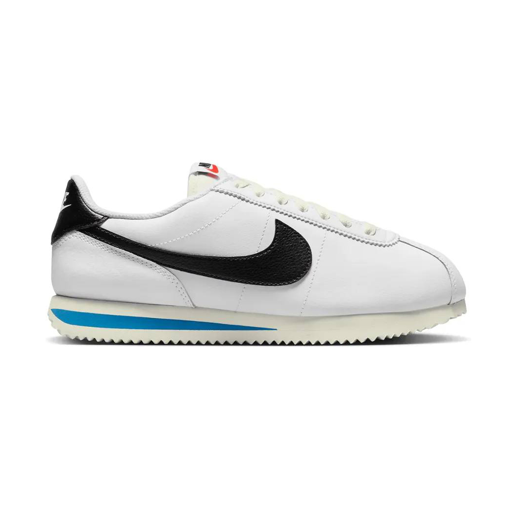 Giày thời trang Nữ W NIKE CORTEZ - WHITE/BLACK-LT PHOTO BLUE-SAIL - 8 US