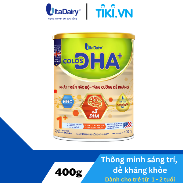 Sữa bột Colos DHA+ 1+ / hộp 400g