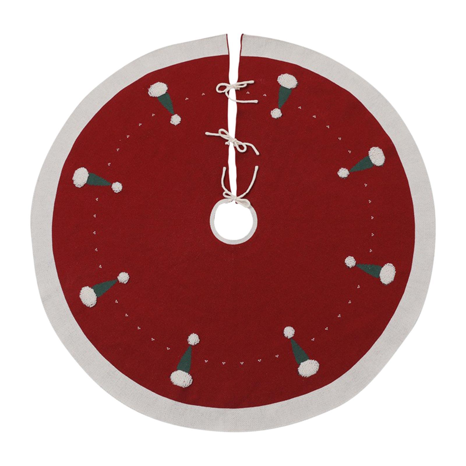 Christmas Tree Skirt 48'' Round Farmhouse Decor for Farmhouse Garden Wedding