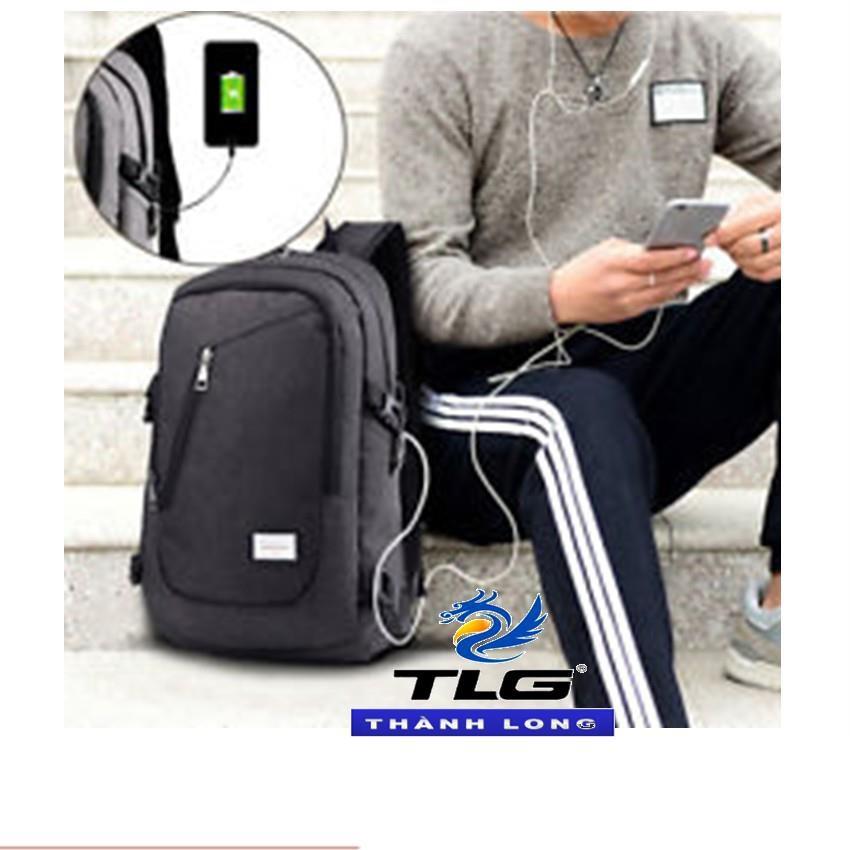 Nhập mã LONGTLG giảm 10% Balo thời trang kèm cổng sạc USB Đồ Da Thành Long TLG 208199