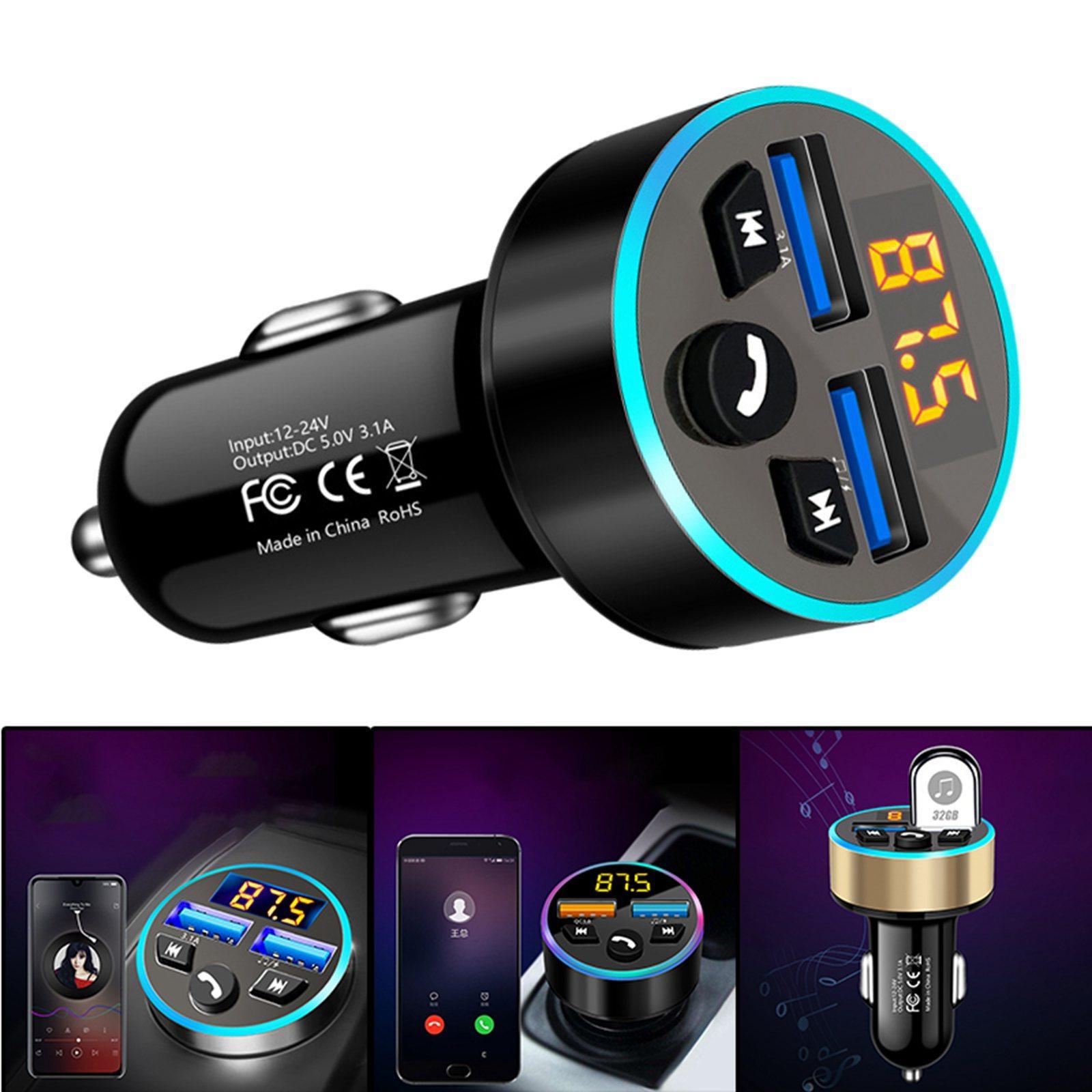 Car Charger Aluminum Alloy Portable Mini  Power for MP3 MP4 Cameras Car