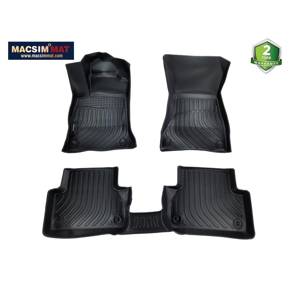 Thảm lót sàn xe ô tô Audi A5 sport/s5 2018-2020 Nhãn hiệu Macsim chất liệu nhựa TPV cao cấp màu đen