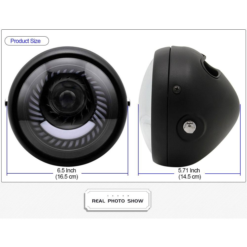 Đèn Pha 6.5 Bóng Led Cho Xe Mô Tô