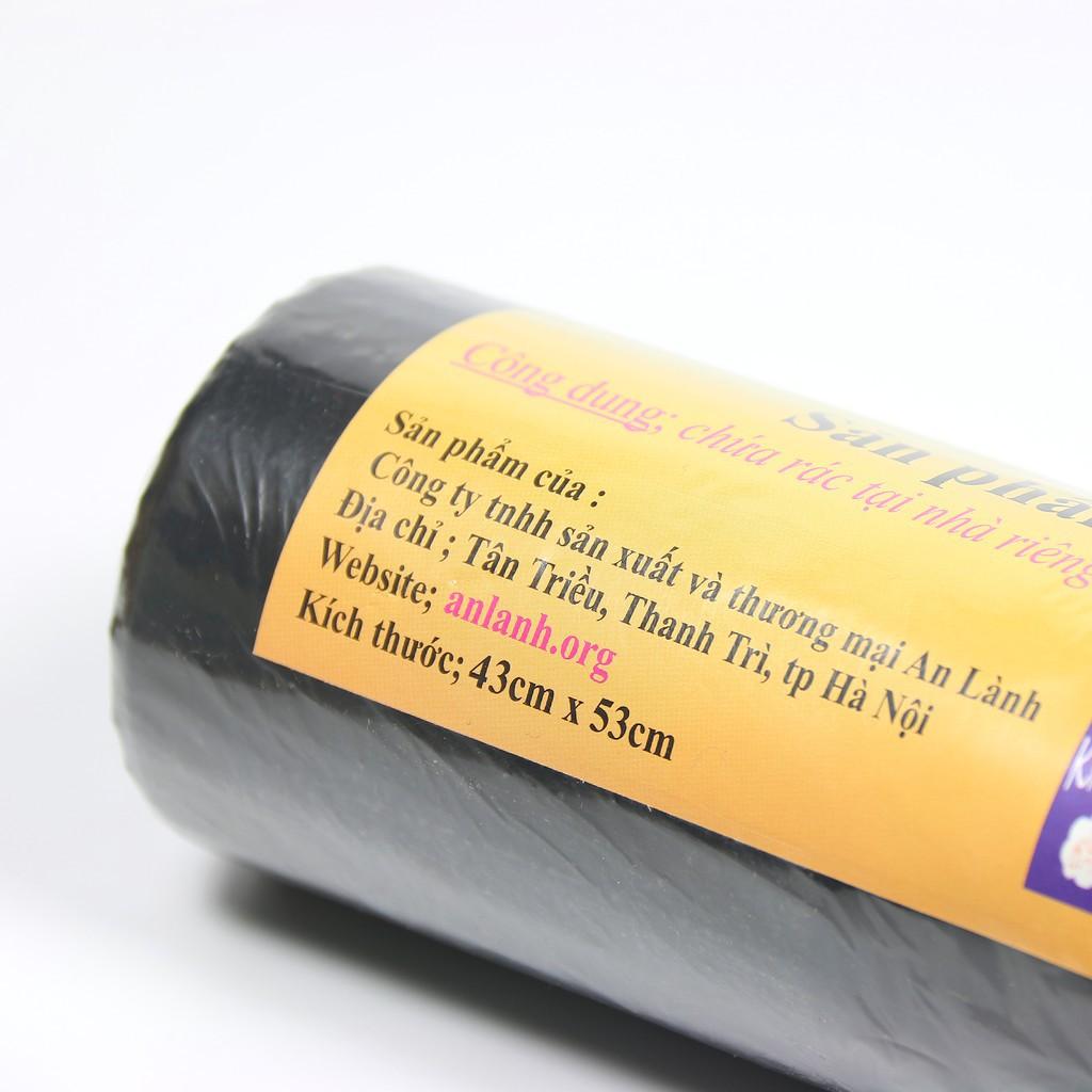 Cuộn túi bóng nilon đen đựng rác tự phân hủy 0.5 - 1kg