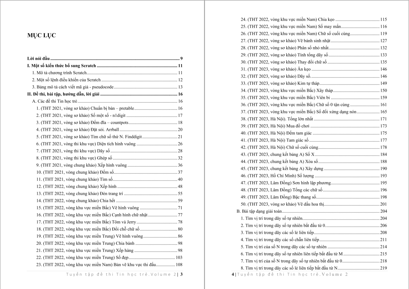 Tuyển tập đề thi Tin học trẻ. Volume 2