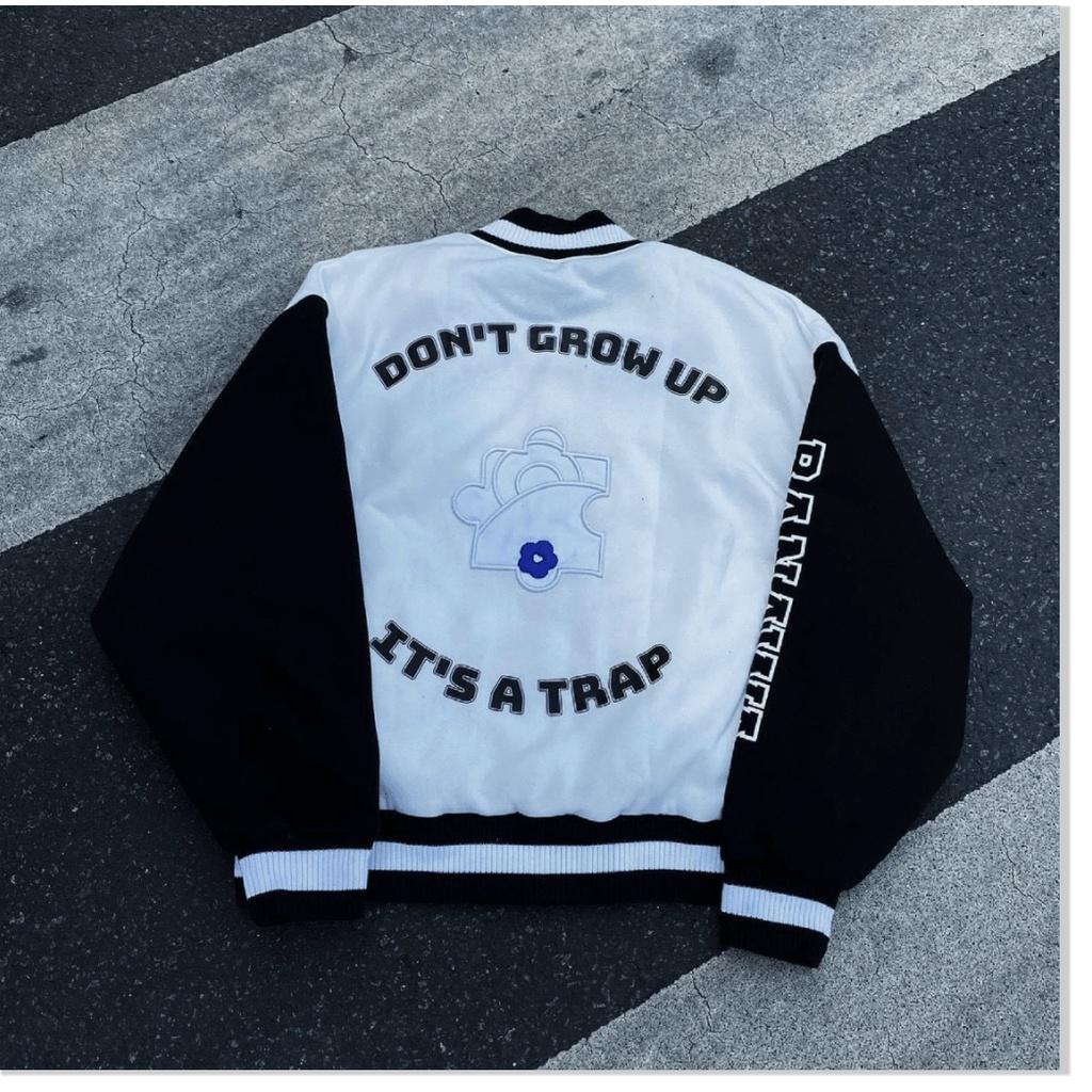 ÁO KHOÁC NỈ HOODIE NÚT BẤM PHONG CÁCH BOMBER -26 TKT