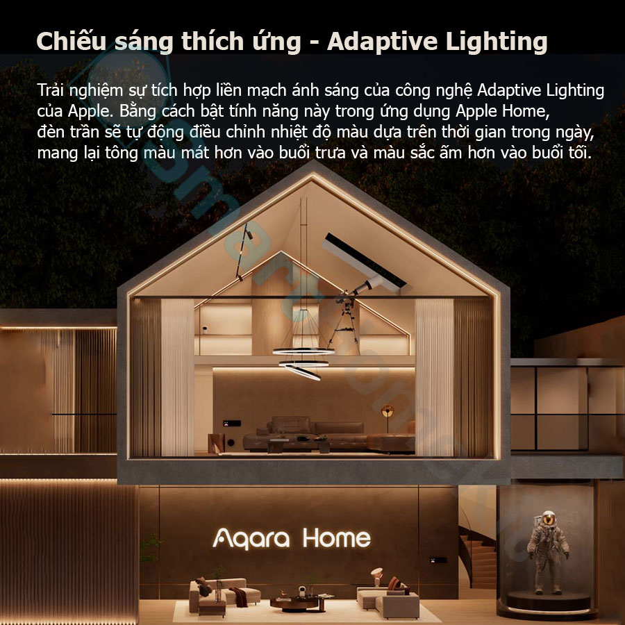 Đèn âm trần thông minh Aqara T2 Smart Downlight/Spotlight 2700K – 6000K Zigbee - Bản Quốc Tế Chính Hãng