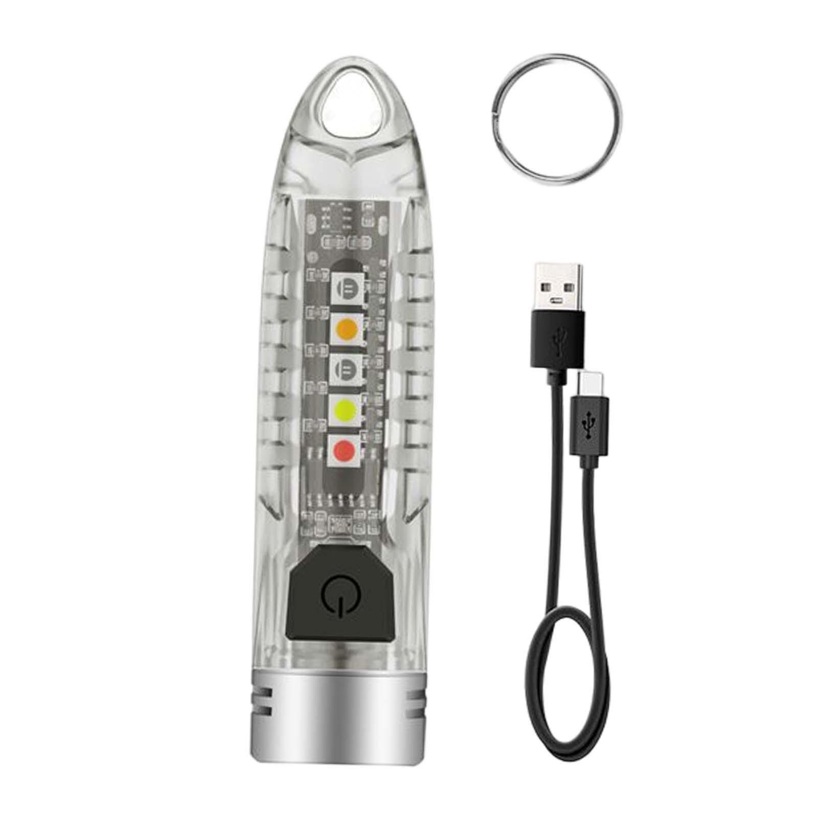 LED Light Waterproof with Key Chain and 12 Modes for Backpacking