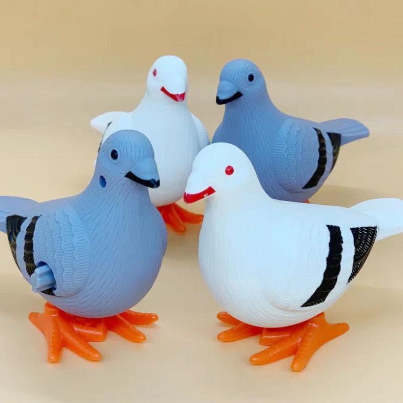 PVN50344 Đồ Chơi Lên Dây Cót Hình Chim Bồ Câu Nhảy Lò Xo Trang Trí Bàn Làm Việc Dành Cho Người Lớn Và Trẻ Em