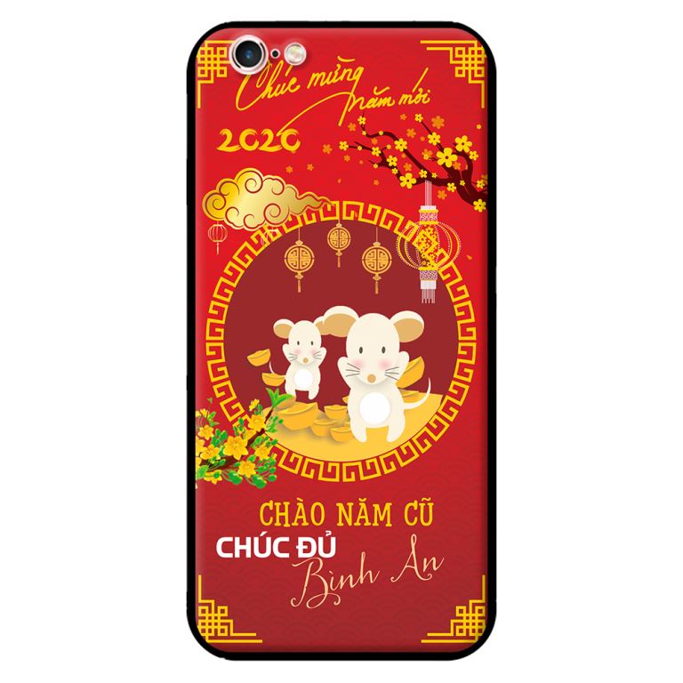 Ốp lưng in cho Iphone 6 Plus/6s Plus Mẫu Tết 2020  - Hàng chính hãng