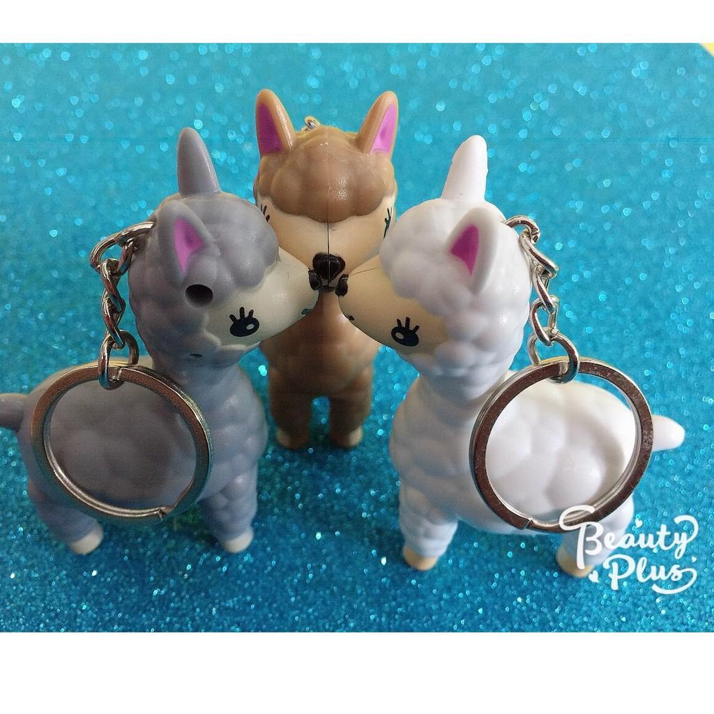 Móc Khóa đèn Led Cặp Đi Học Hình Cừu Đáng Yêu-Móc Khóa Cừu Xinh Xắn-Móc Khóa Hình Chú Cừu Đáng Yêu