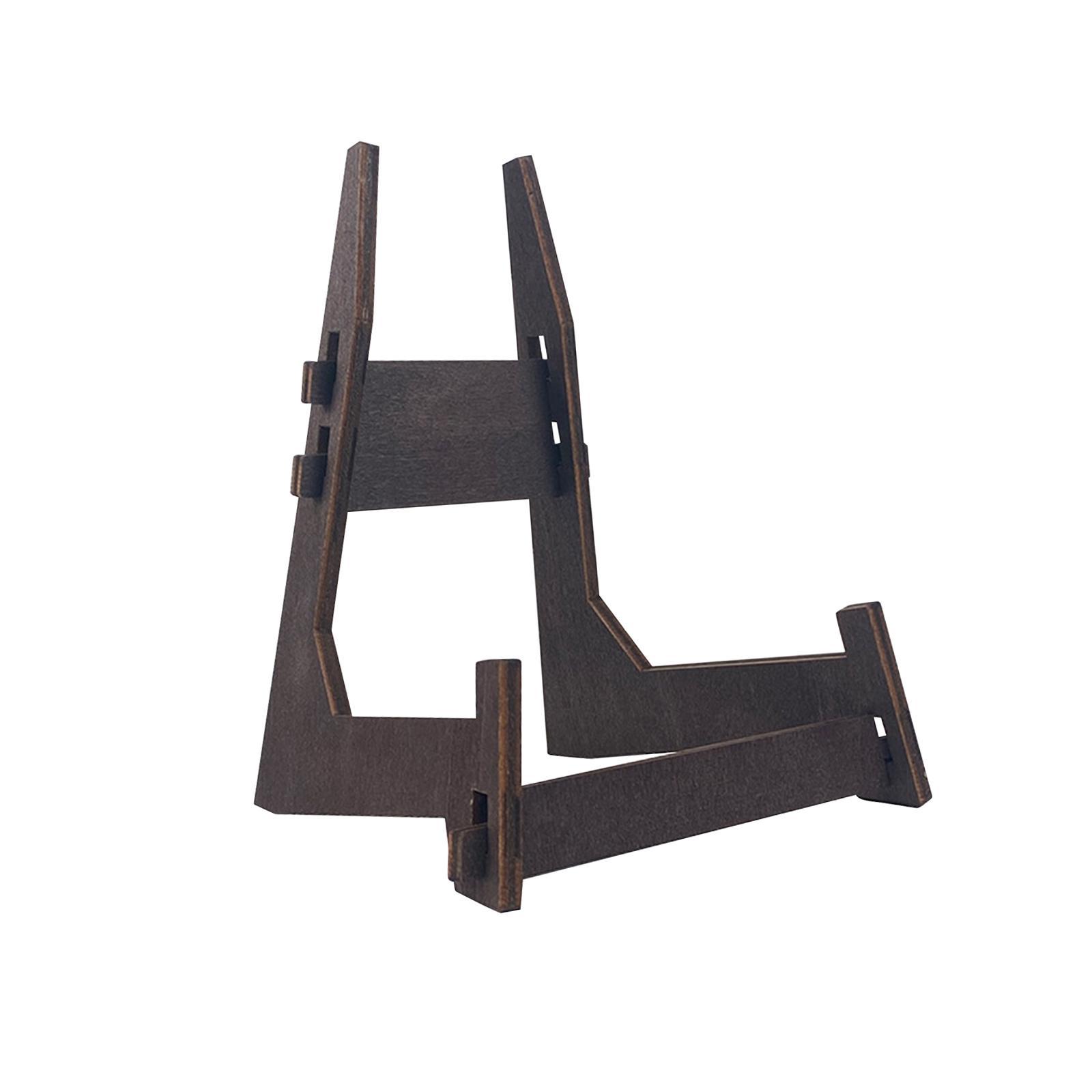 Photo Holder Stand Decorative Tabletop Easels for Platter Artworks Round Tea