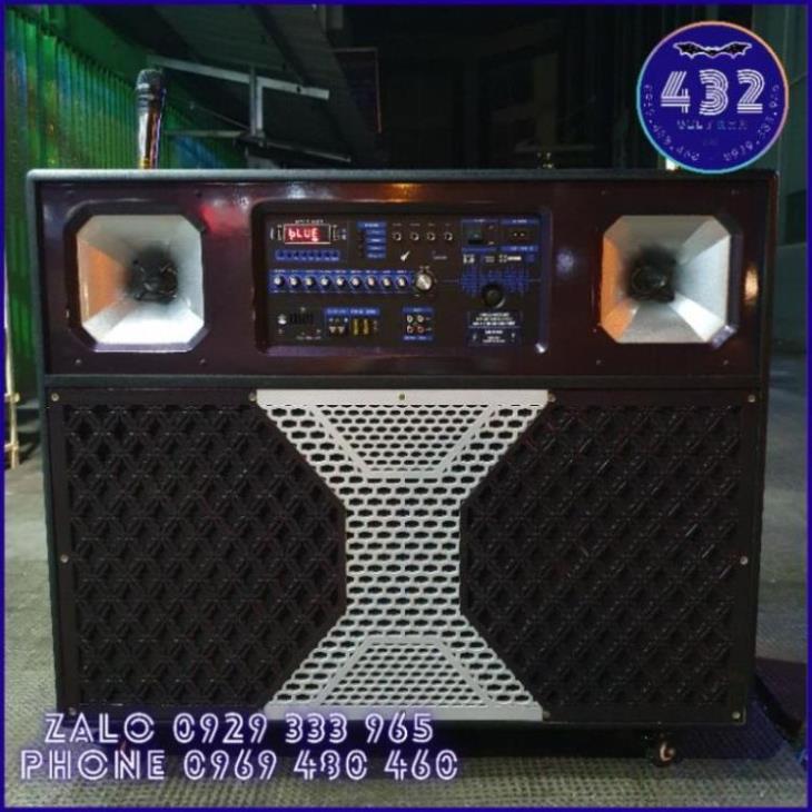 LOA KARAOKE KÉO 4 TẤC ĐÔI COIL 75 ĐẦY ĐỦ PHỤ KIỆN MICRO KIM LOẠI