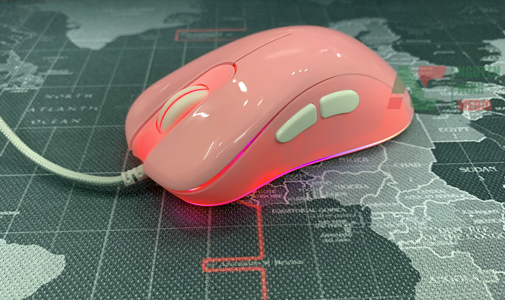 Chuột Gaming E-DRA EM660 Lite Pink (Màu Hồng) - Hàng Chính Hãng