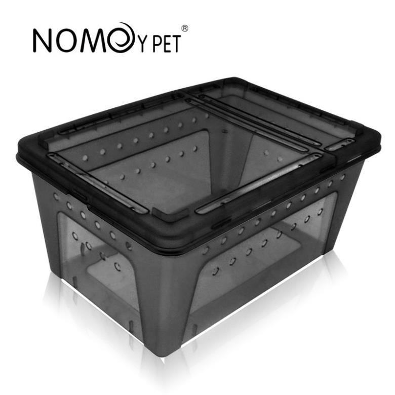 Hộp nuôi bò sát, hộp nuôi côn trùng, hộp nuôi thú cưng loại to H4 25.8x18.2x11cm petstore