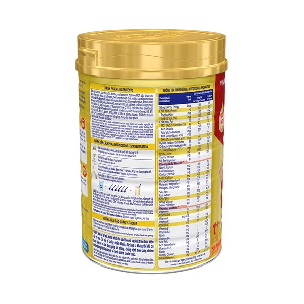 HỘP SỮA BỘT VINAMILK DIELAC GROW PLUS 1+ 900G