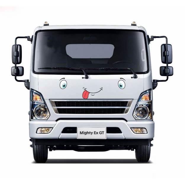 Tem dán đầu xe oto, decal sườn xe tải Thaco, xe bán tải SM-03