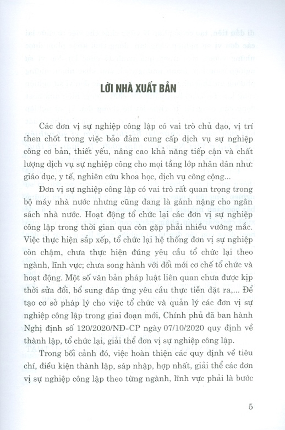 Tổ Chức Lại Hệ Thống Đơn Vị Sự Nghiệp Công Lập ở Việt Nam Đến Năm 2030 - Lý Luận Và Thực Tiễn