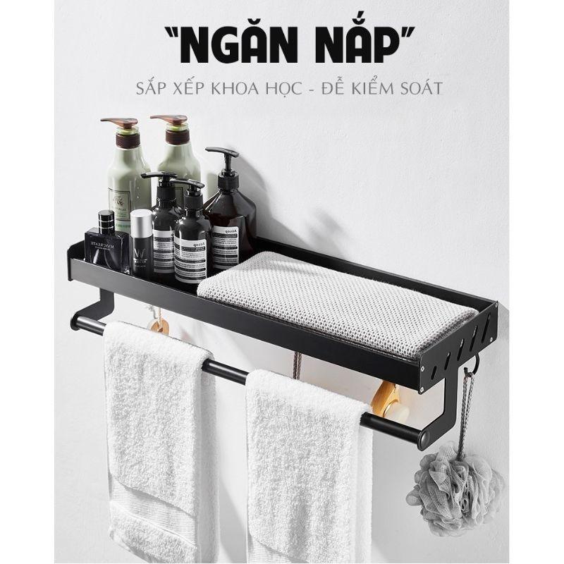 Kệ Nhà Tắm Đa Năng Dán Tường Tiện Dụng, Sơn Tĩnh Điện Cao Cấp