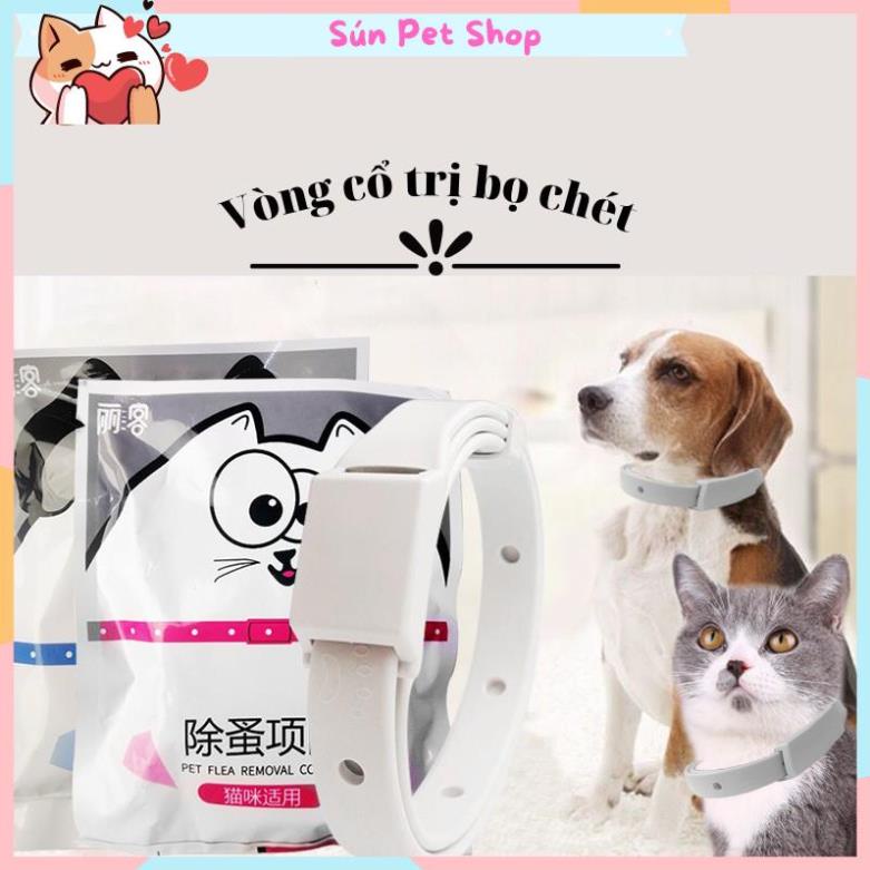 Vòng cổ chống ve rận, bọ chét cho thú cưng