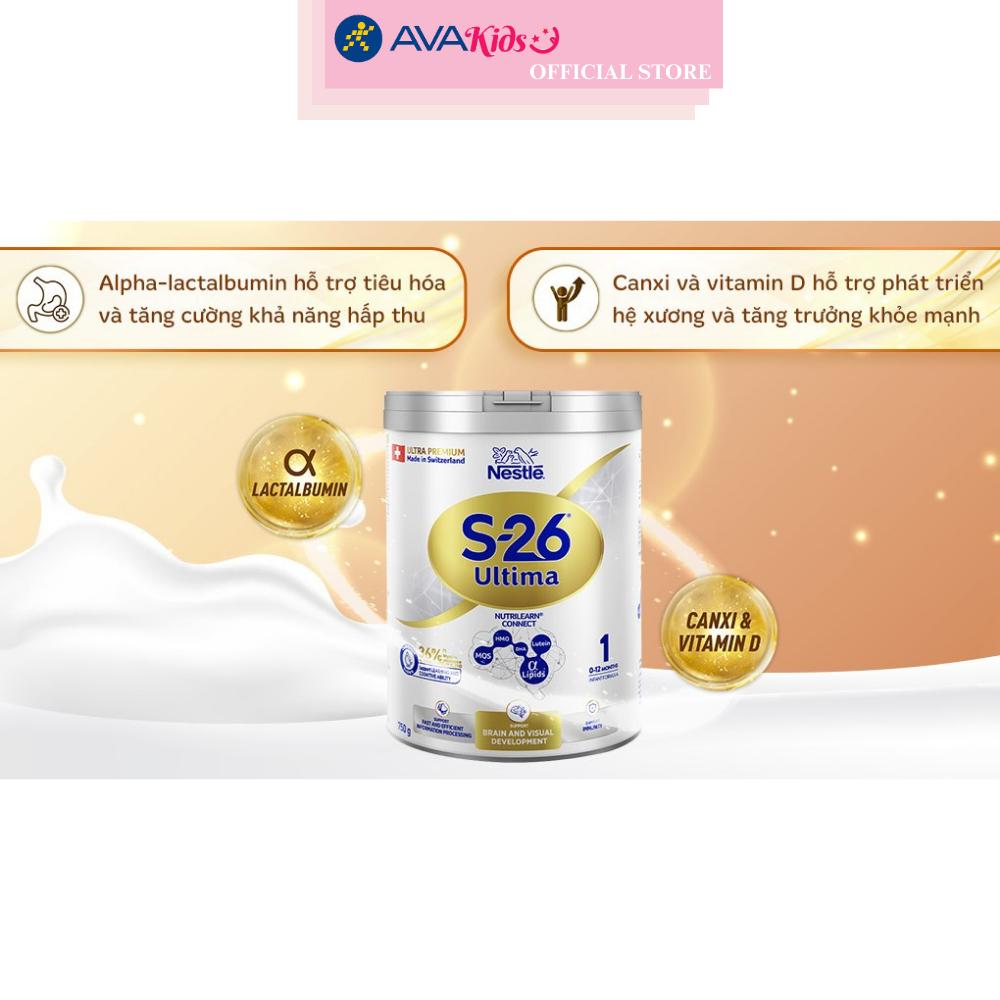 Sữa bột Nestlé S-26 Ultima số 1 750g (0 - 12 tháng)