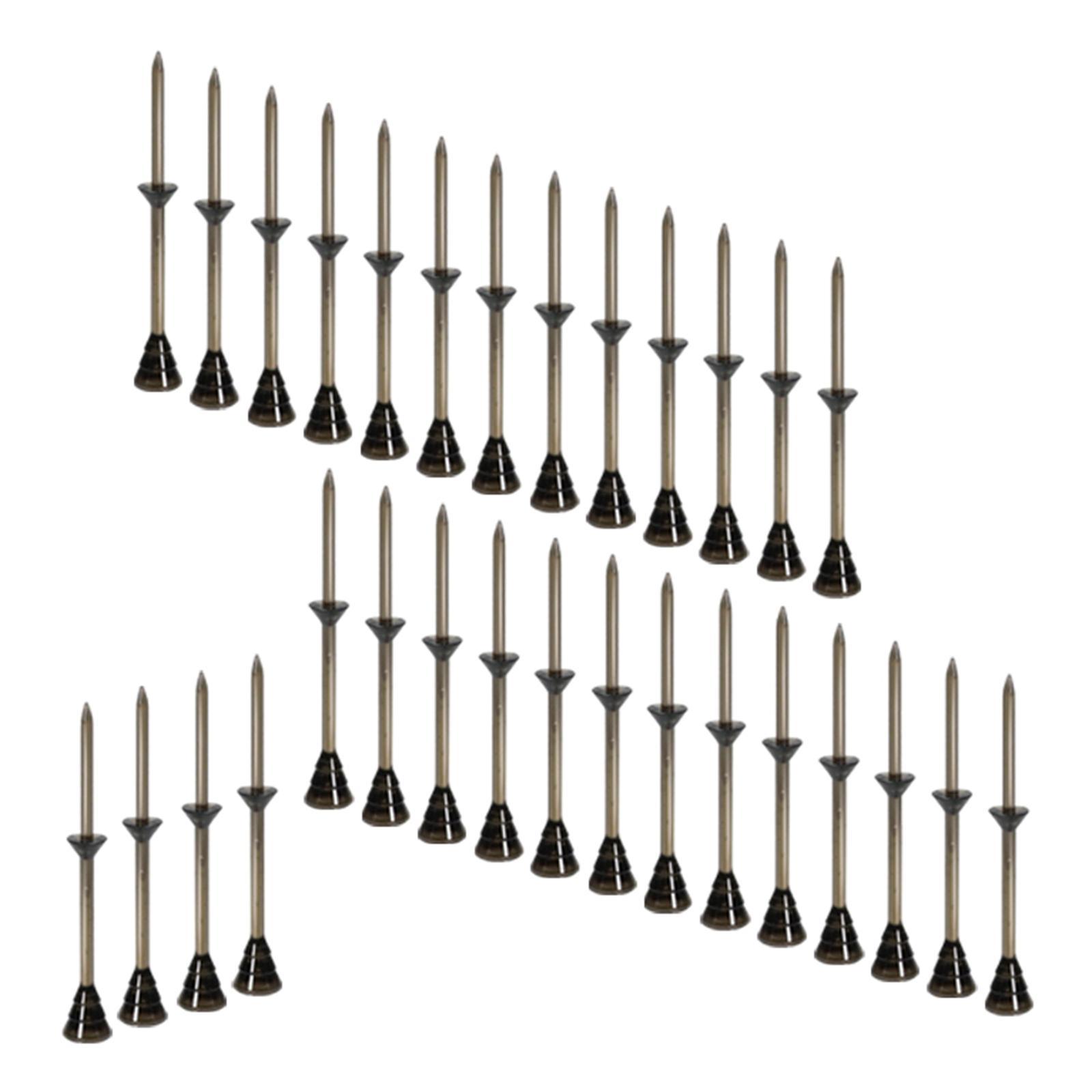 30x Golf Tees Big Cup Training Practice Beginner 83mm Golfing Accessory Ball Nail Holder