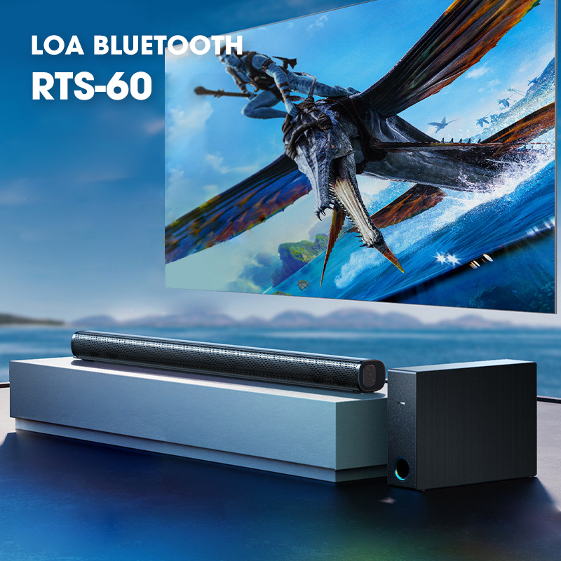 Loa Bluetooth Soundbar 100W Remax RTS-60 2.1 Deep Bass - Trang bị loa siêu trầm không dây - HÀNG CHÍNH HÃNG Remax  - Bảo Hành 1 Đổi 1 Trong 12 Tháng